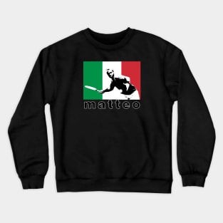 Matteo Berrettini of Italy tennis player Crewneck Sweatshirt